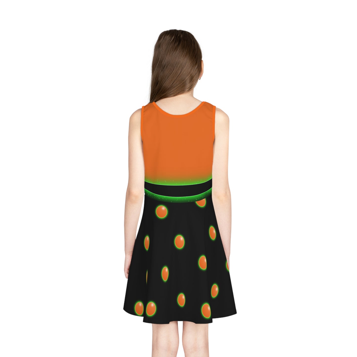 Halloween Vine Halloween Mouse Girls' Sleeveless Sundress