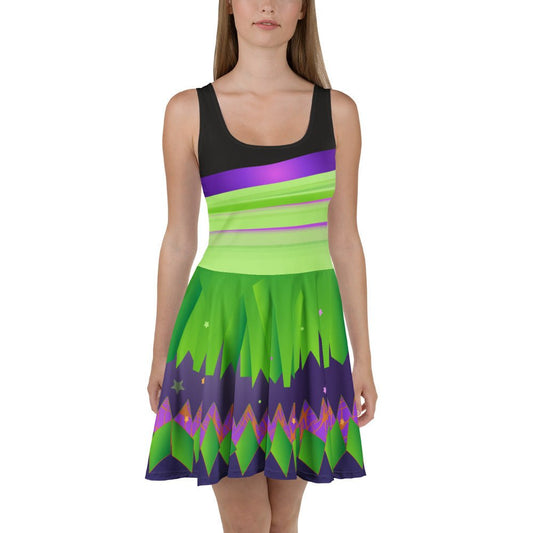 2025 Halloween Mouse Skater Dress boundingcosplaySkater DressWrong Lever Clothing