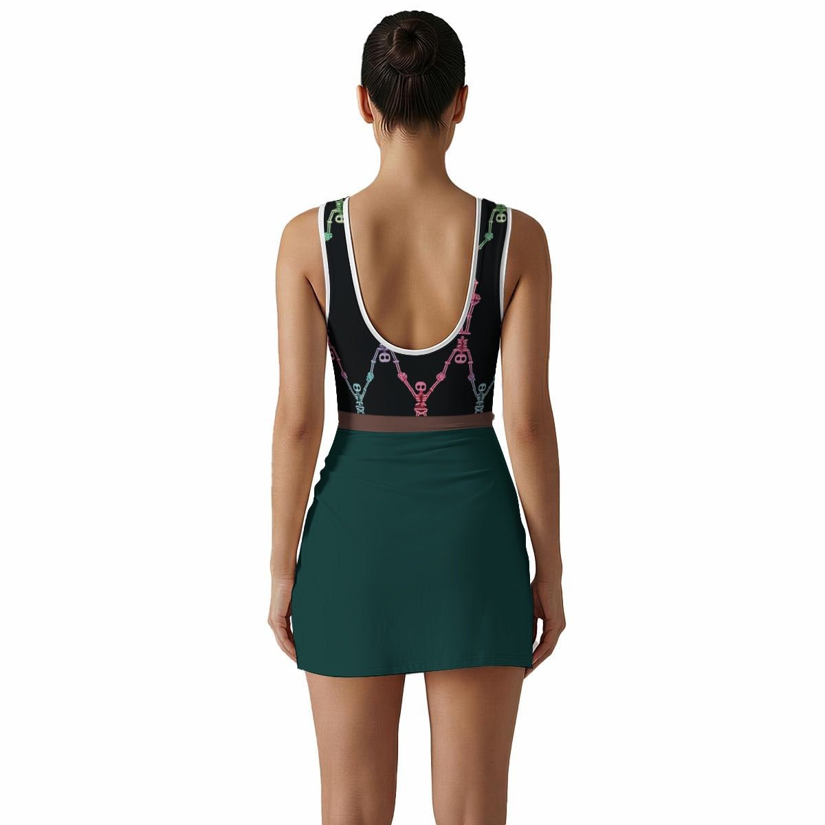 2026 Halloween Party Cast Member Inspired Sleeveless Bodysuit Dress cast membercast member costumeWrong Lever Clothing
