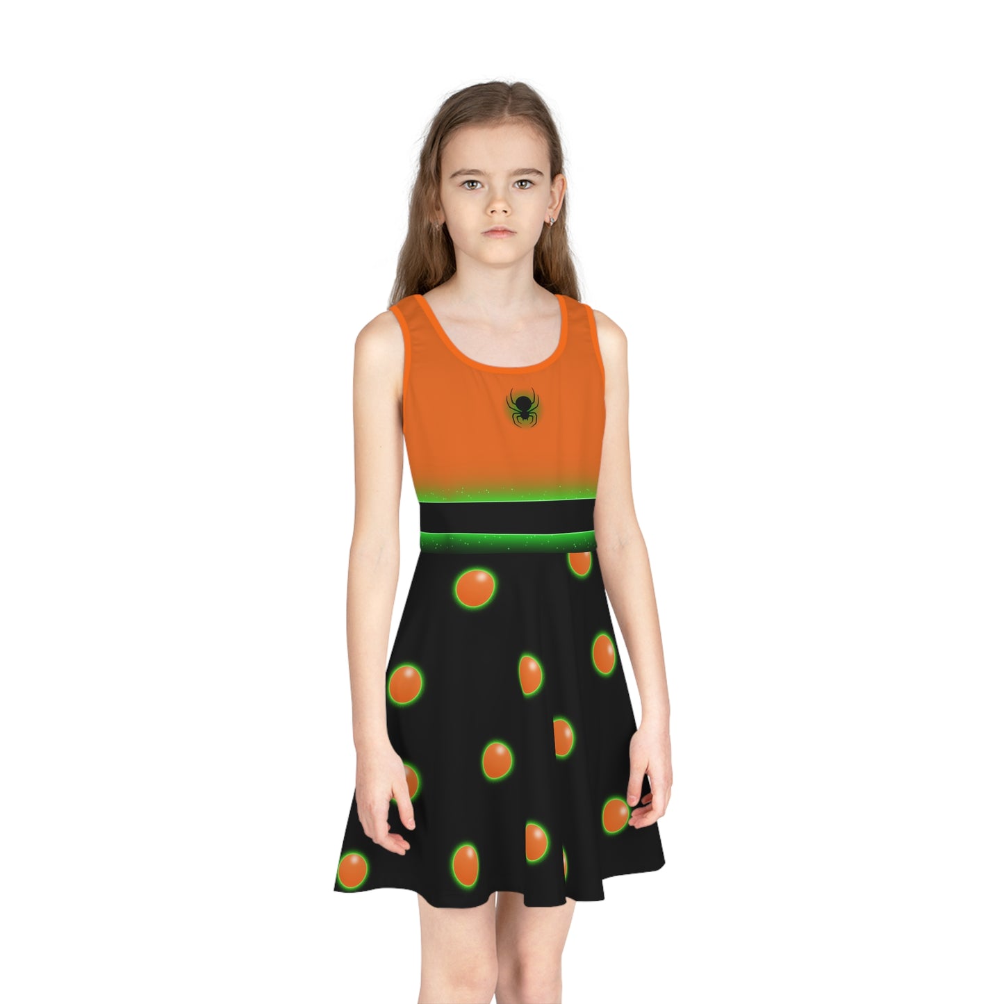 Halloween Vine Halloween Mouse Girls' Sleeveless Sundress