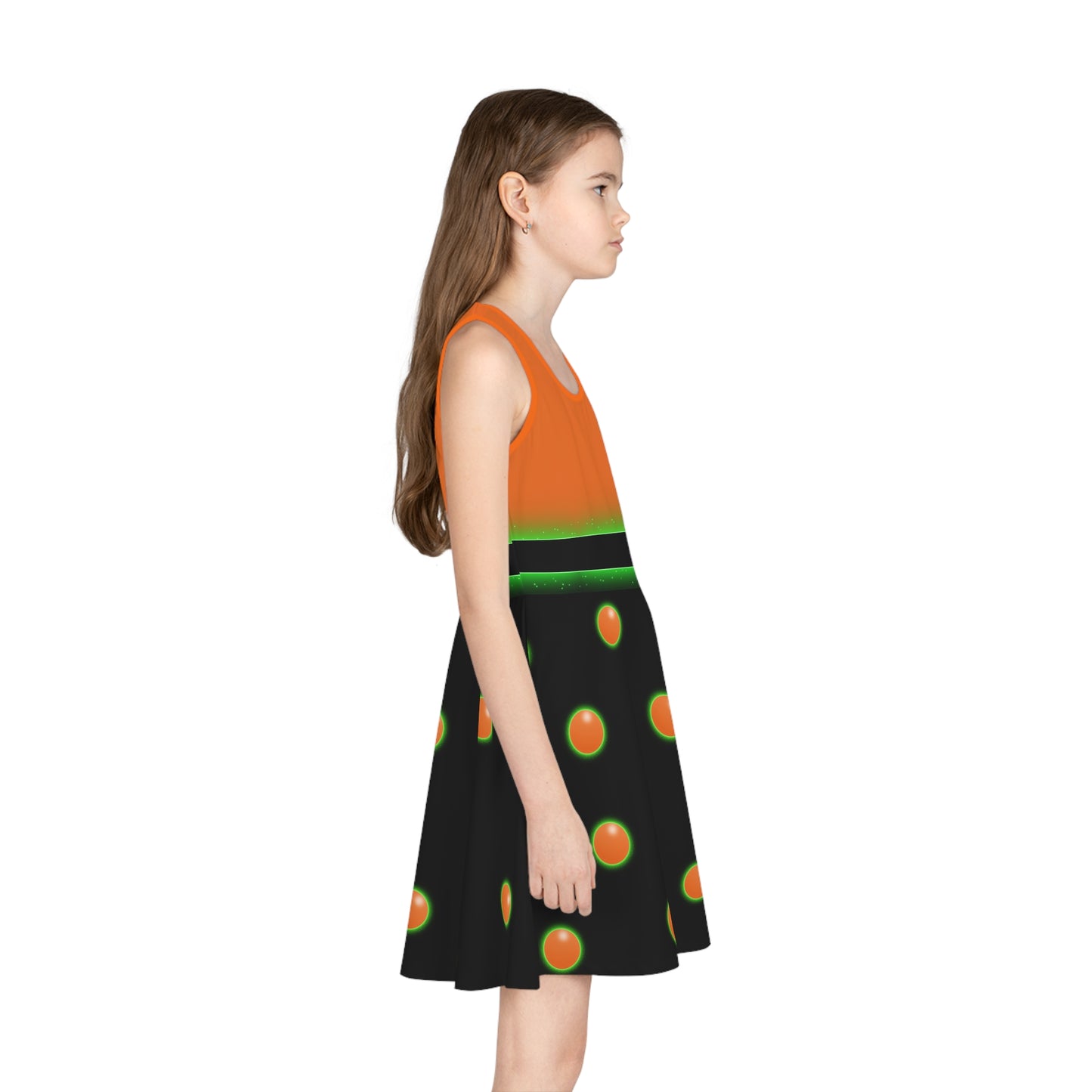 Halloween Vine Halloween Mouse Girls' Sleeveless Sundress