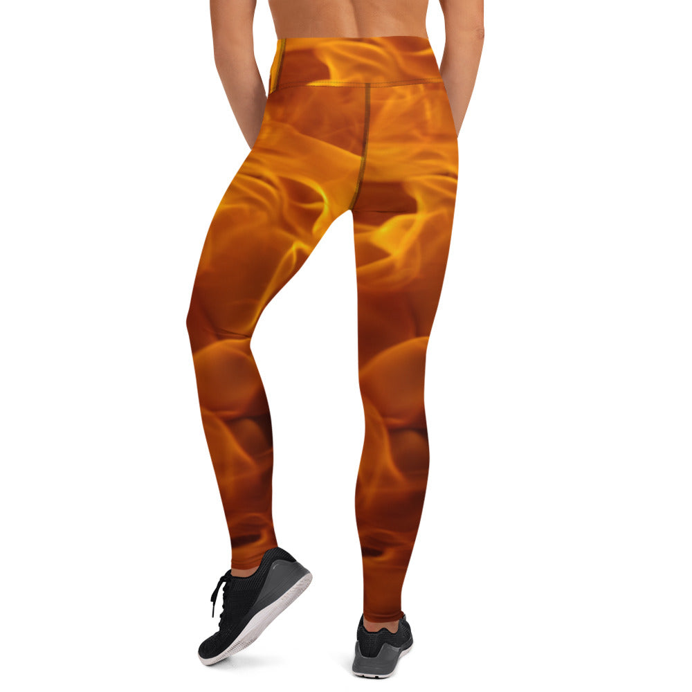 Fire Ember Yoga Leggings