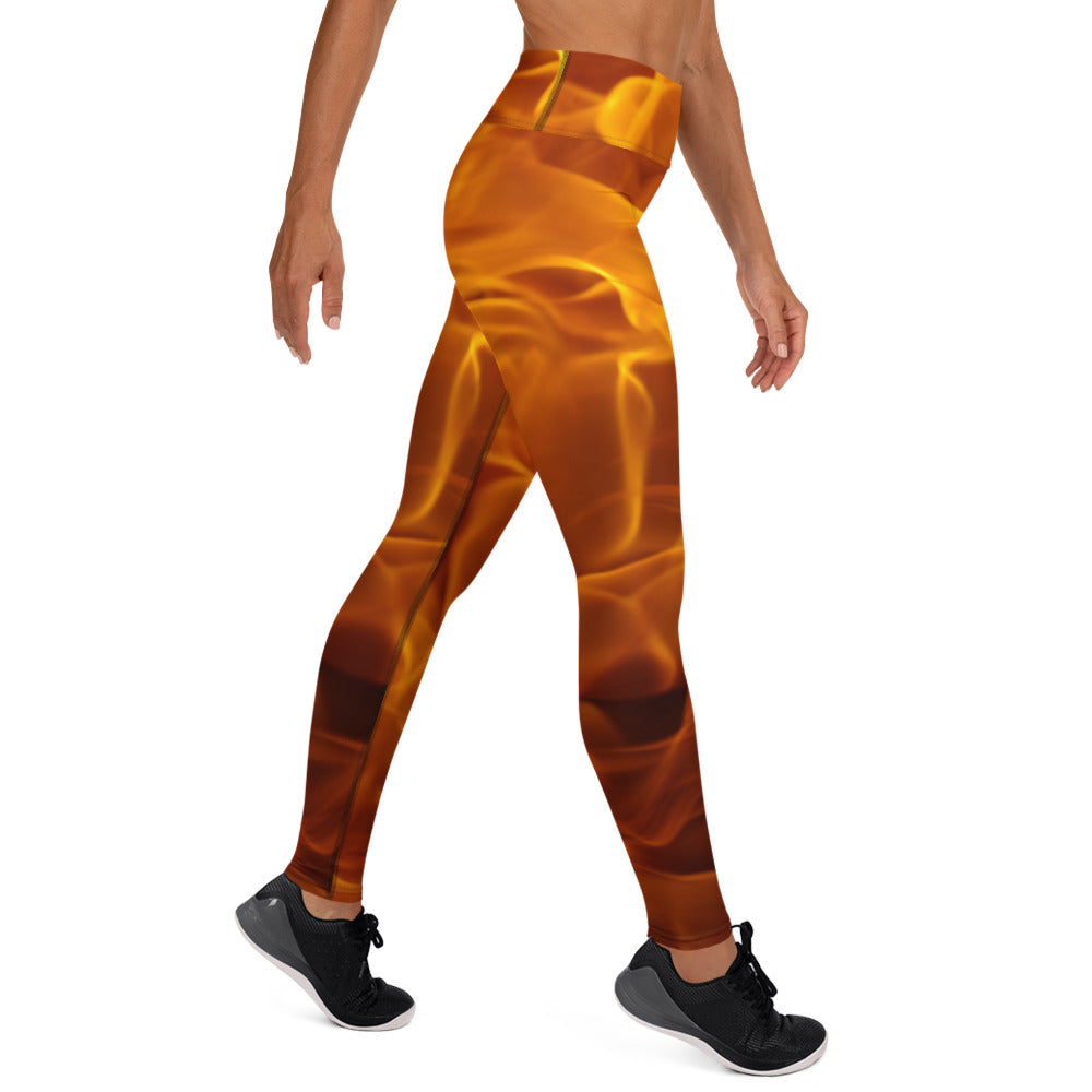 Fire Ember Yoga Leggings