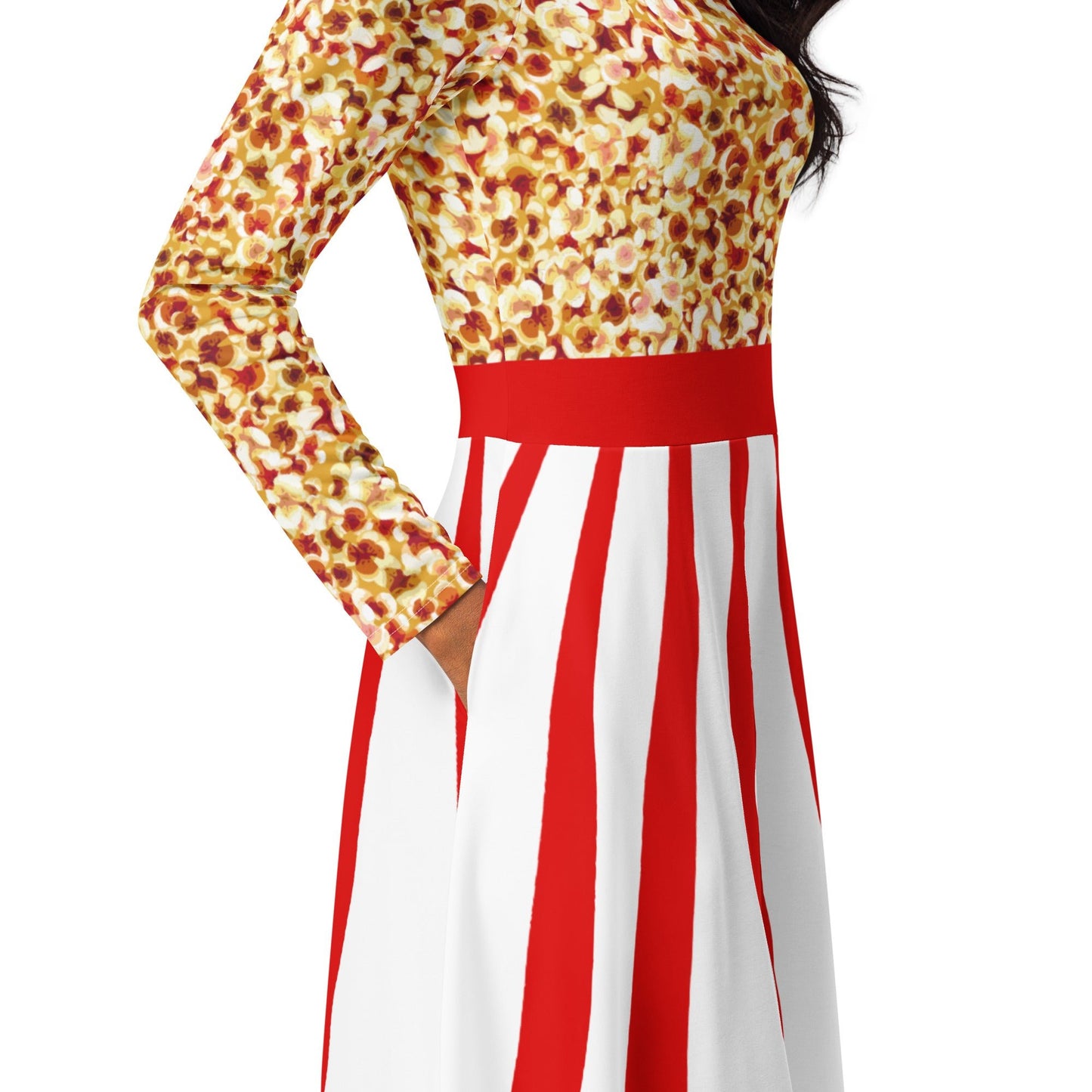 Big Top Snacks long sleeve midi dress carnival dresscarnival styleWrong Lever Clothing