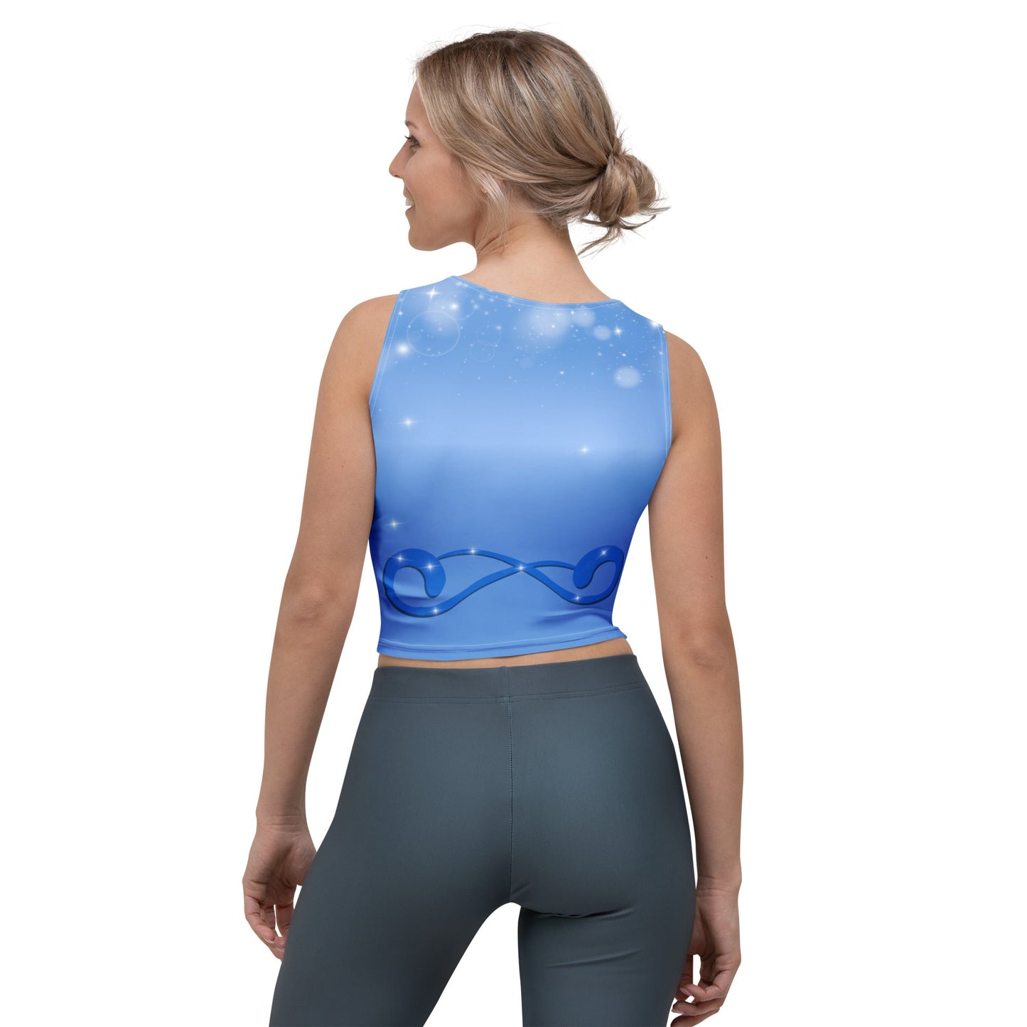 Blue Fairy Starlight crop top - fandom top, casual cosplay, festive costume blue fairydisney adultWrong Lever Clothing