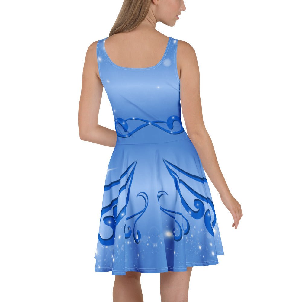 Blue Fairy Starlight Skater Dress - parade costume, cosplay, halloween style blue fairydisney adultWrong Lever Clothing
