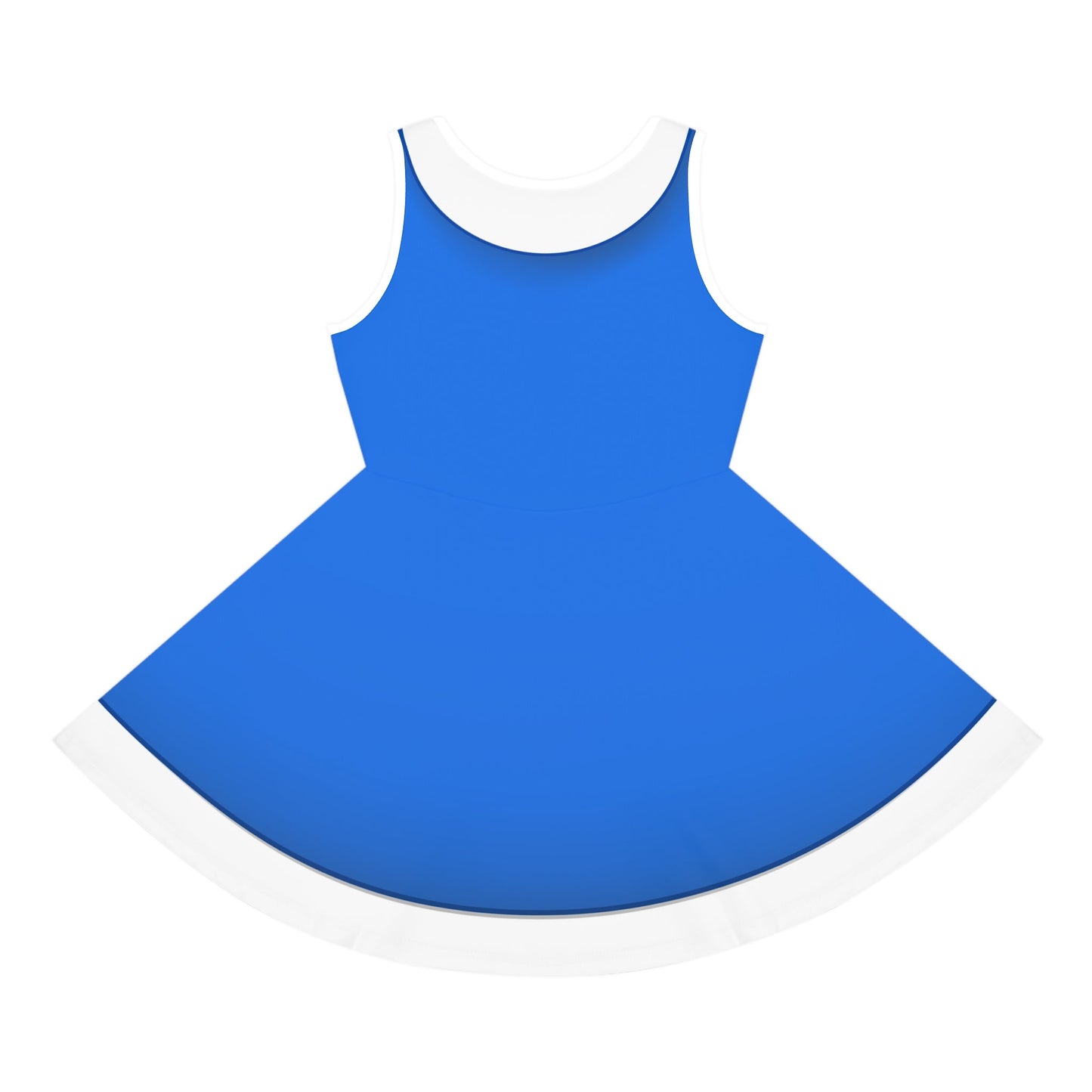 BnL Axiom Blue Girls Dress - Cosplay, Costume, Bounding Summer Everyday Dress bright blue dressdisney adultAll Over PrintsWrong Lever Clothing