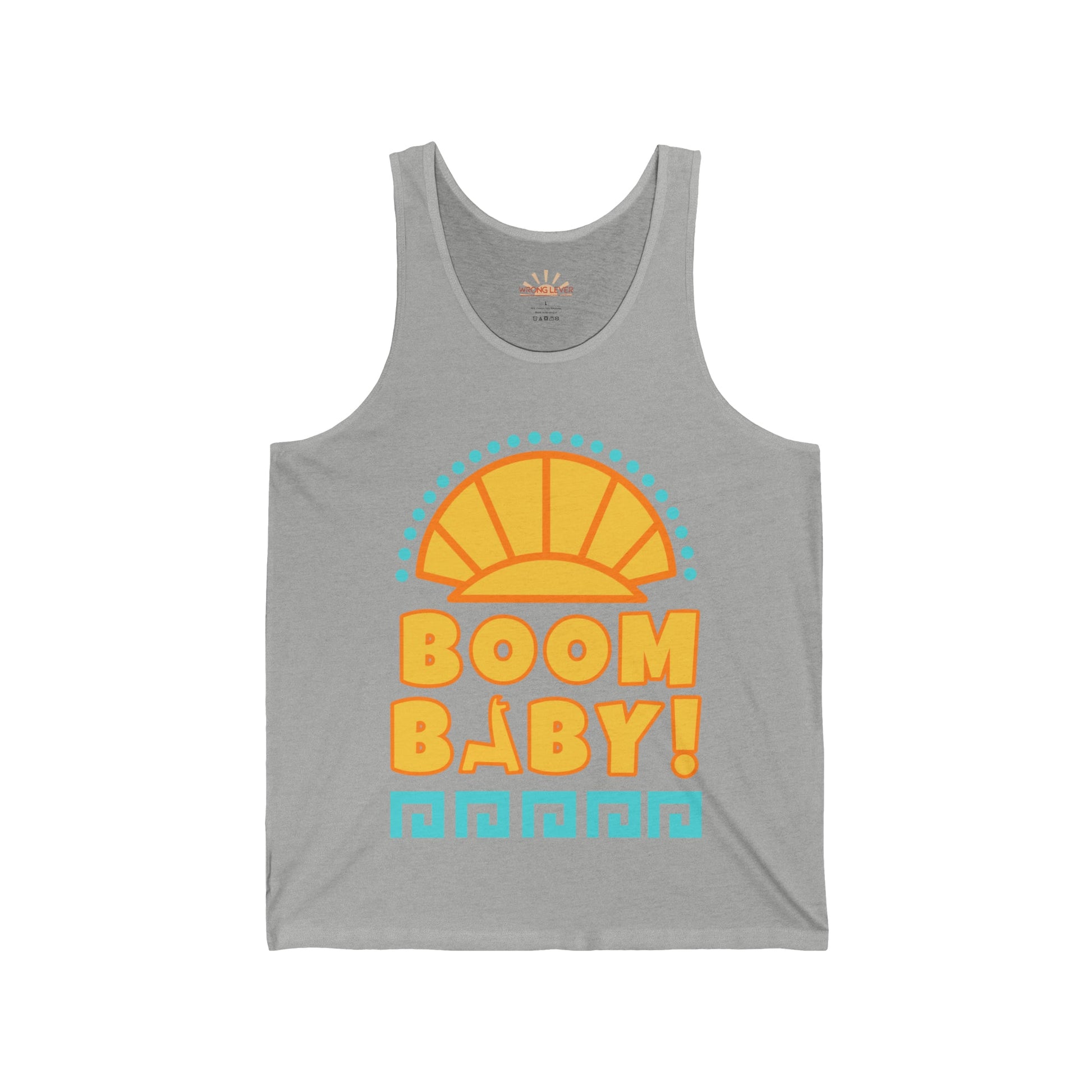 Boom Baby Llama Unisex Jersey Tank CottonDTGTank TopWrong Lever Clothing