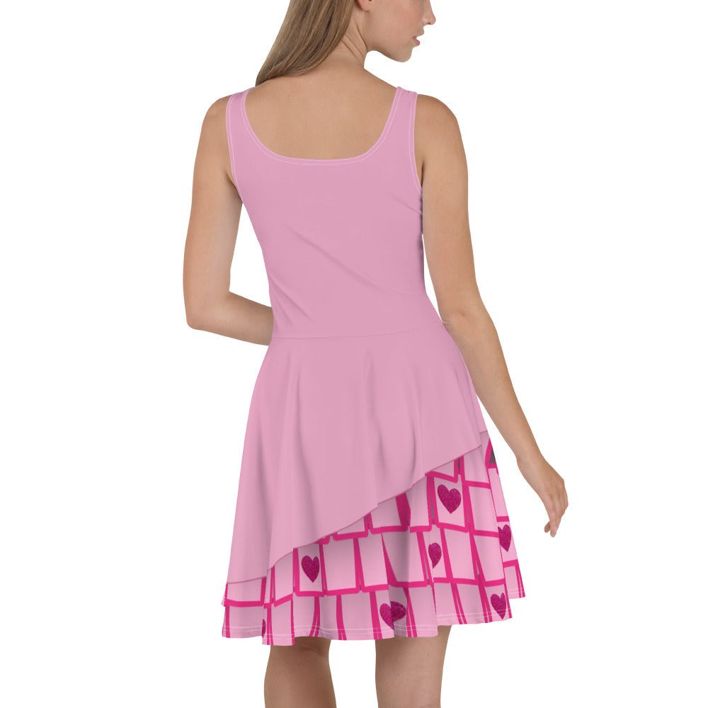 Bridget Red Queen Skater Dress bridget disneybridget rise movieWrong Lever Clothing