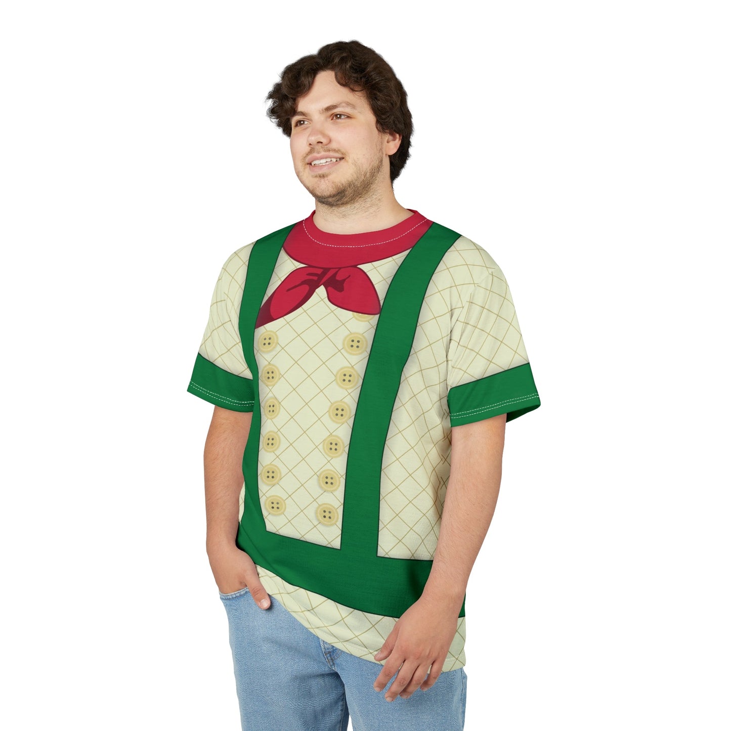 Chip Very Merry Party Holiday Top - Cheerful Holiday T-Shirt, Fun Family Gathering Apparel, Unique Gift for Celebrations, Cozy Christmas adult holiday stylechildrens holidayAll Over PrintsWrong Lever Clothing
