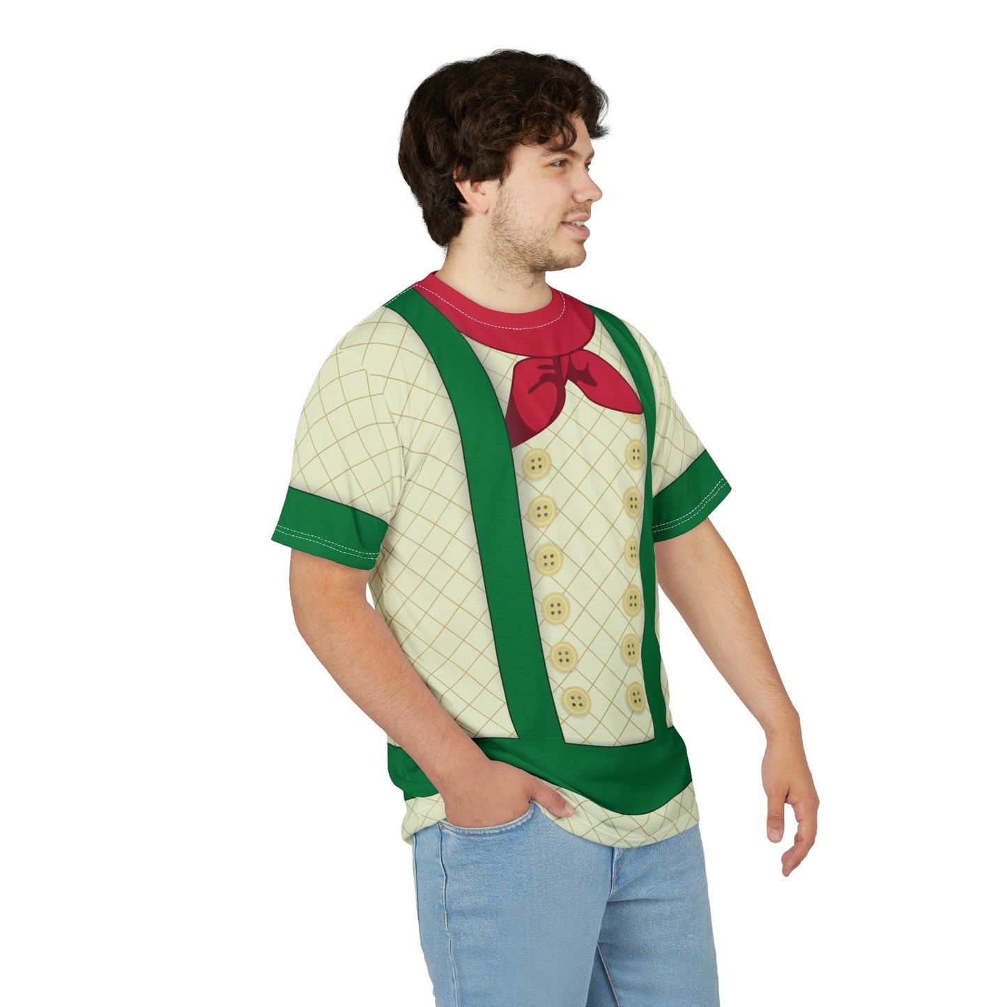 Chip Very Merry Party Holiday Top - Cheerful Holiday T-Shirt, Fun Family Gathering Apparel, Unique Gift for Celebrations, Cozy Christmas adult holiday stylechildrens holidayAll Over PrintsWrong Lever Clothing