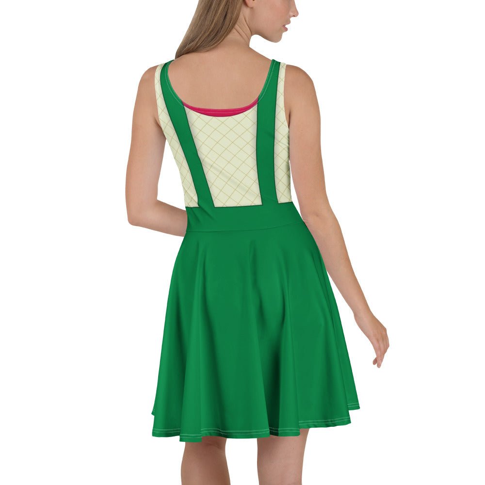 Chip Very Merry Party Skater Dress - holiday themed party dress boundingchip and daleWrong Lever Clothing