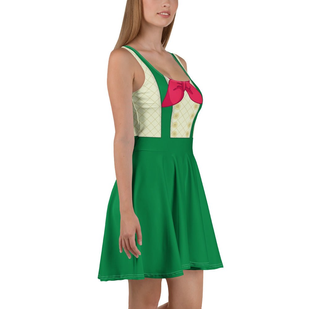 Chip Very Merry Party Skater Dress - holiday themed party dress boundingchip and daleWrong Lever Clothing