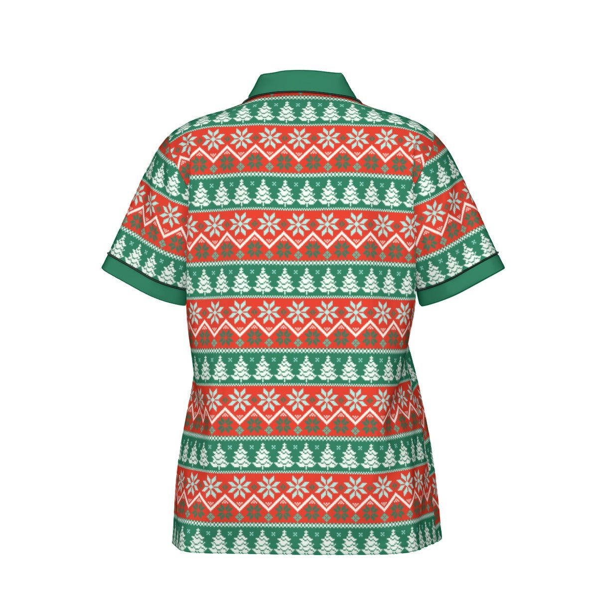 Christmas Plaid Women's Imitation Silk Short Sleeve Pajama Set Wrong Lever Clothing