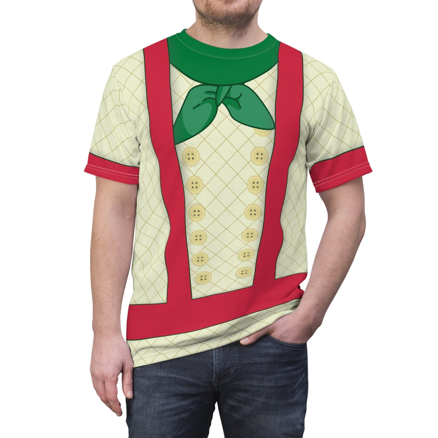Dale Very Merry Party Holiday Top - Cheerful Holiday T-Shirt, Fun Family Gathering Apparel, Unique Gift for Celebrations, Cozy Christmas adult holiday stylechildrens holidayAll Over PrintsWrong Lever Clothing
