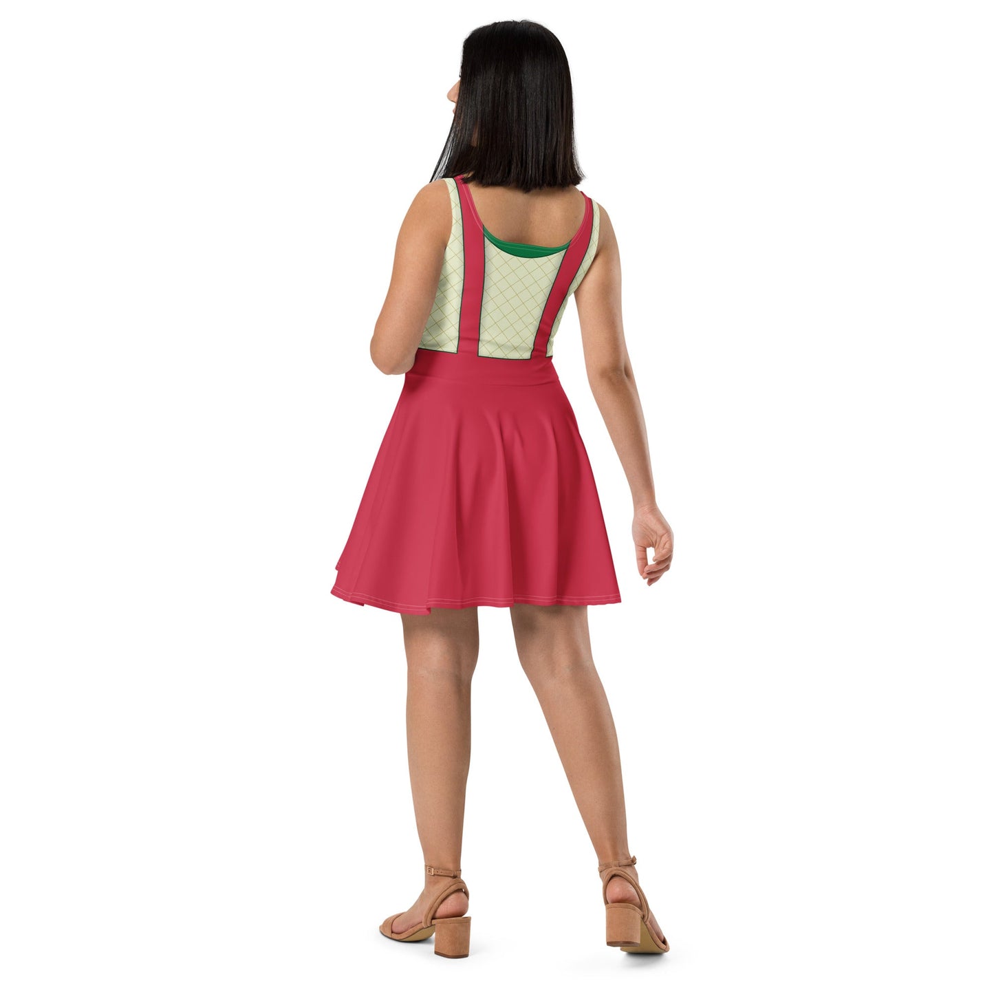 Dale Very Merry Party Skater Dress - holiday themed party dress boundingchip and daleWrong Lever Clothing