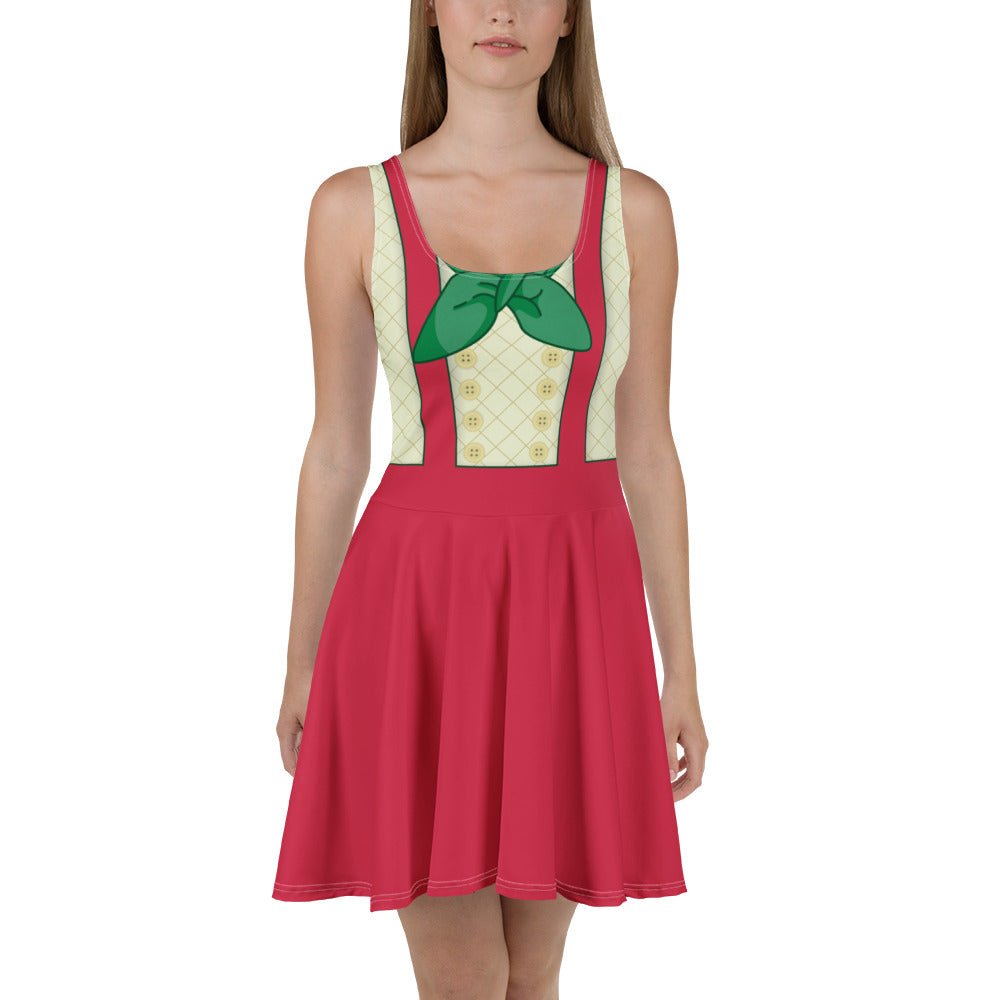 Dale Very Merry Party Skater Dress - holiday themed party dress boundingchip and daleWrong Lever Clothing