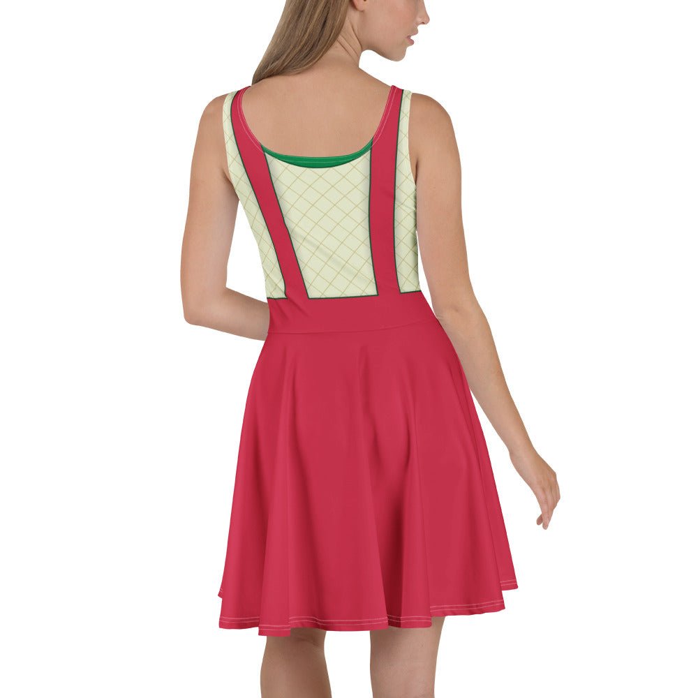 Dale Very Merry Party Skater Dress - holiday themed party dress boundingchip and daleWrong Lever Clothing