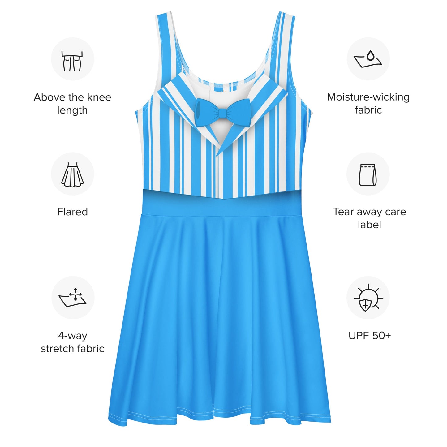Dapper Day Main St Magic Inspired Skater Dress - Bounding Main St USA Style cosplaydapper danWrong Lever Clothing