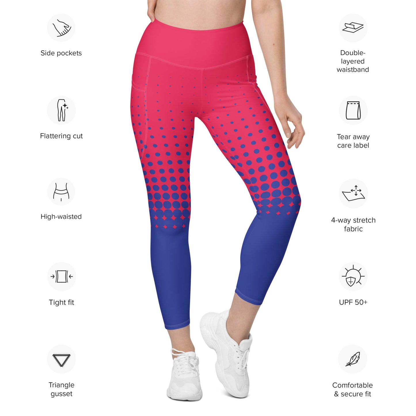 Destiny Superhero Leggings with pockets - park hopping, cruise ship, cosplay, bounding adult disneycosplayAdult LeggingsWrong Lever Clothing