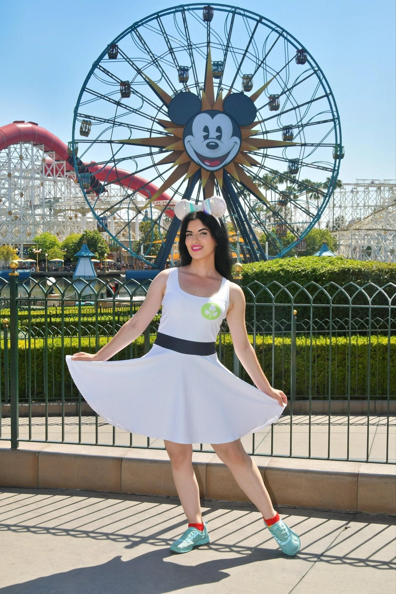EVE Robot Inspired Skater Dress - cosplay, bounding, costume boundingcasual cosplaySkater DressWrong Lever Clothing