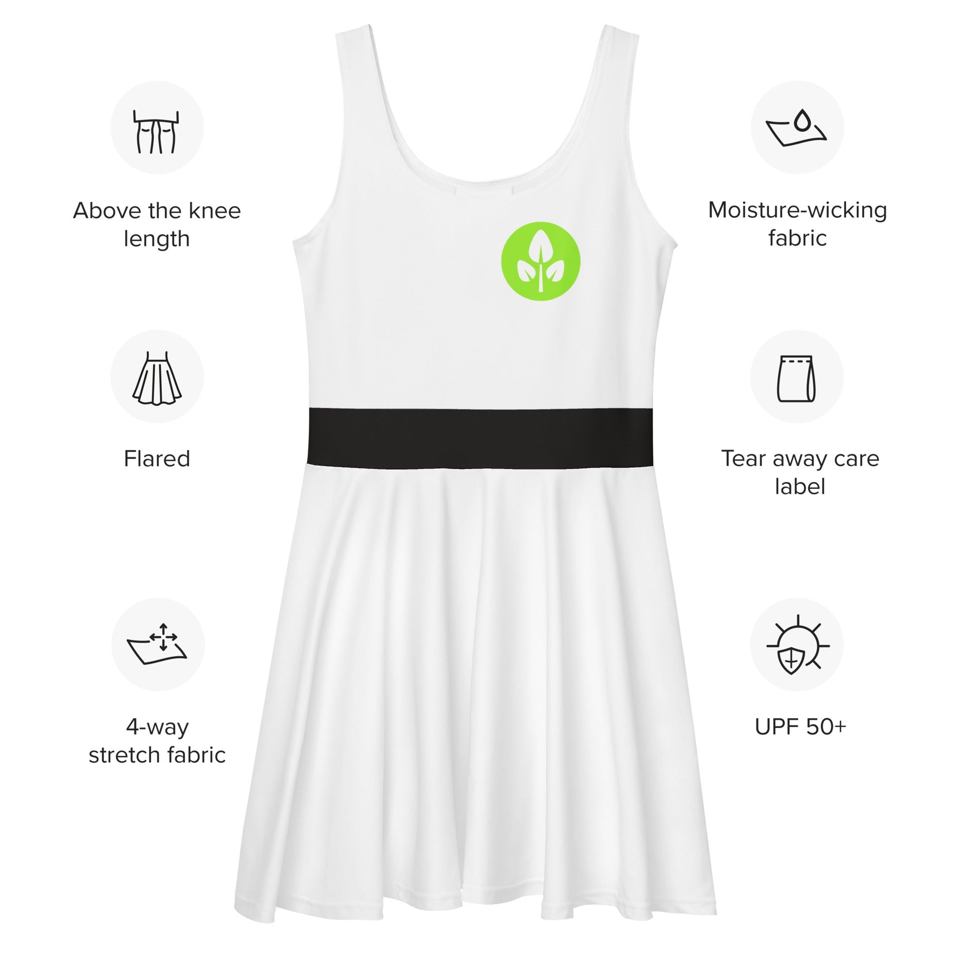 EVE Robot Inspired Skater Dress - cosplay, bounding, costume boundingcasual cosplayWrong Lever Clothing
