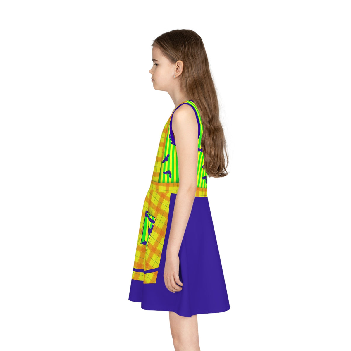 Girls Halloween Party Cast Member Inspired Dress active disney familyadult disney halloweenAll Over PrintsWrong Lever Clothing