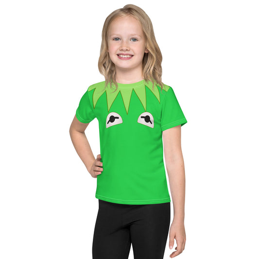 Green Frog Puppet Kids crew neck t-shirt disney boundingdisney cosplayWrong Lever Clothing