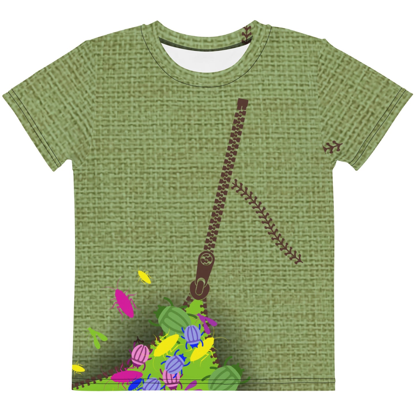 Green Oogie Boogie Kids crew neck t - shirt christmascosplayWrong Lever Clothing