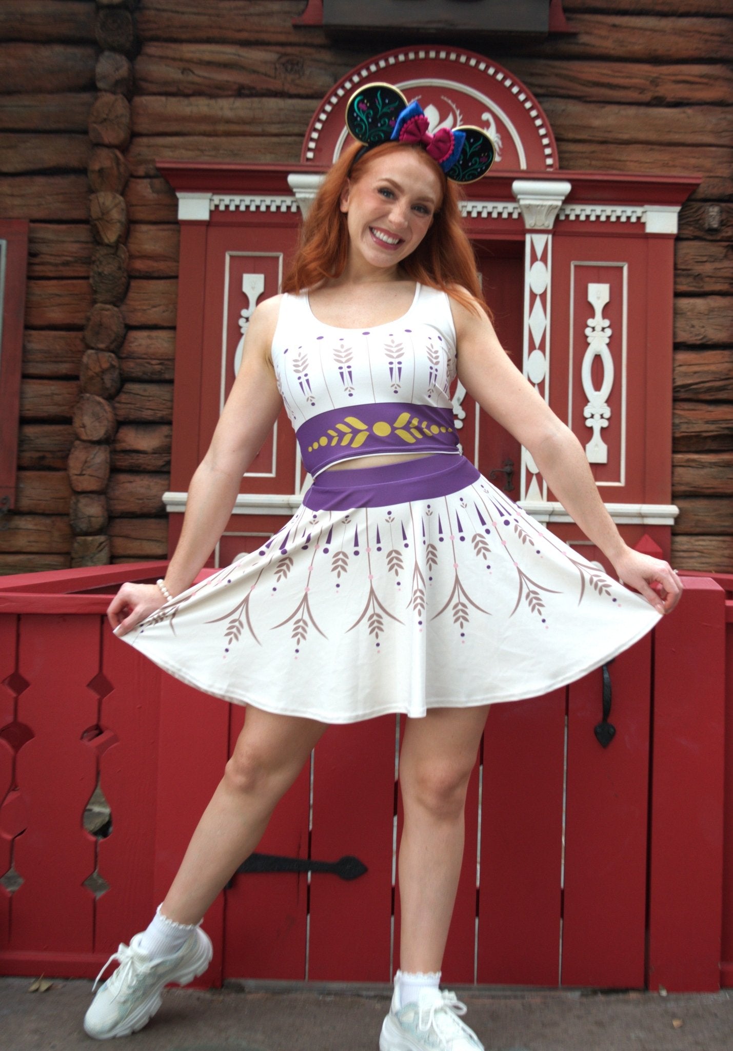 Harvest Anna Skater Skirt anna frozen 2anna skirtWrong Lever Clothing