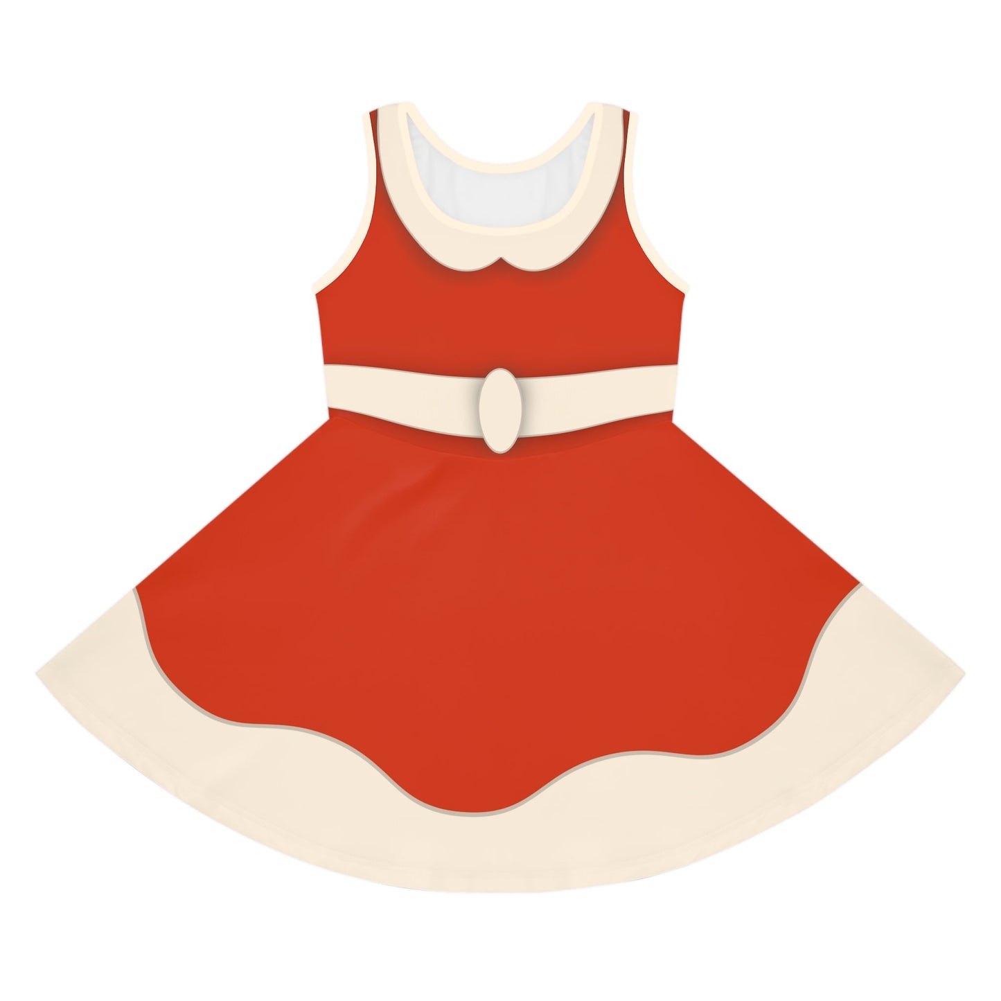 Holiday Bowtique Dress – Vintage Red Santa - Inspired Skater Dress | Jollywood Nights Outfit | Festive Disneybound Look christmas cosplaycosplayAll Over PrintsWrong Lever Clothing