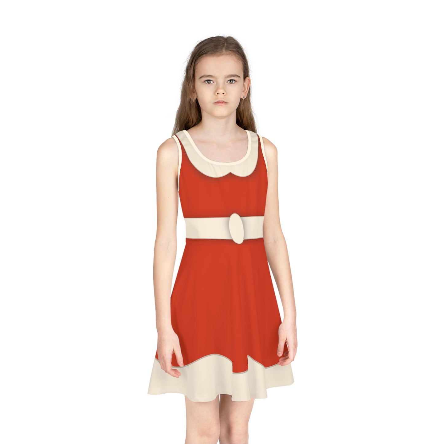 Holiday Bowtique Dress – Vintage Red Santa - Inspired Skater Dress | Jollywood Nights Outfit | Festive Disneybound Look christmas cosplaycosplayAll Over PrintsWrong Lever Clothing