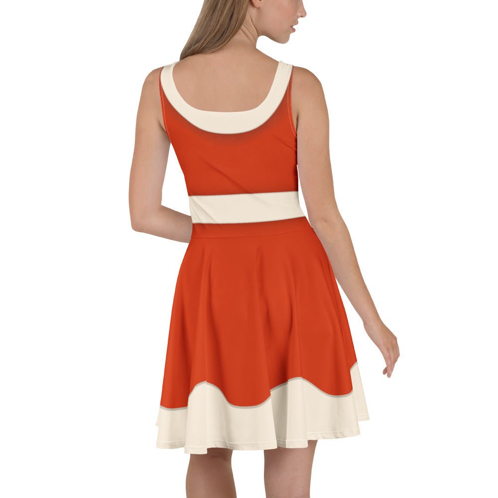 Holiday Bowtique Dress – Vintage Red Santa - Inspired Skater Dress | Jollywood Nights Outfit | Festive Disneybound Look christmas cosplayfestive disneyboundWrong Lever Clothing