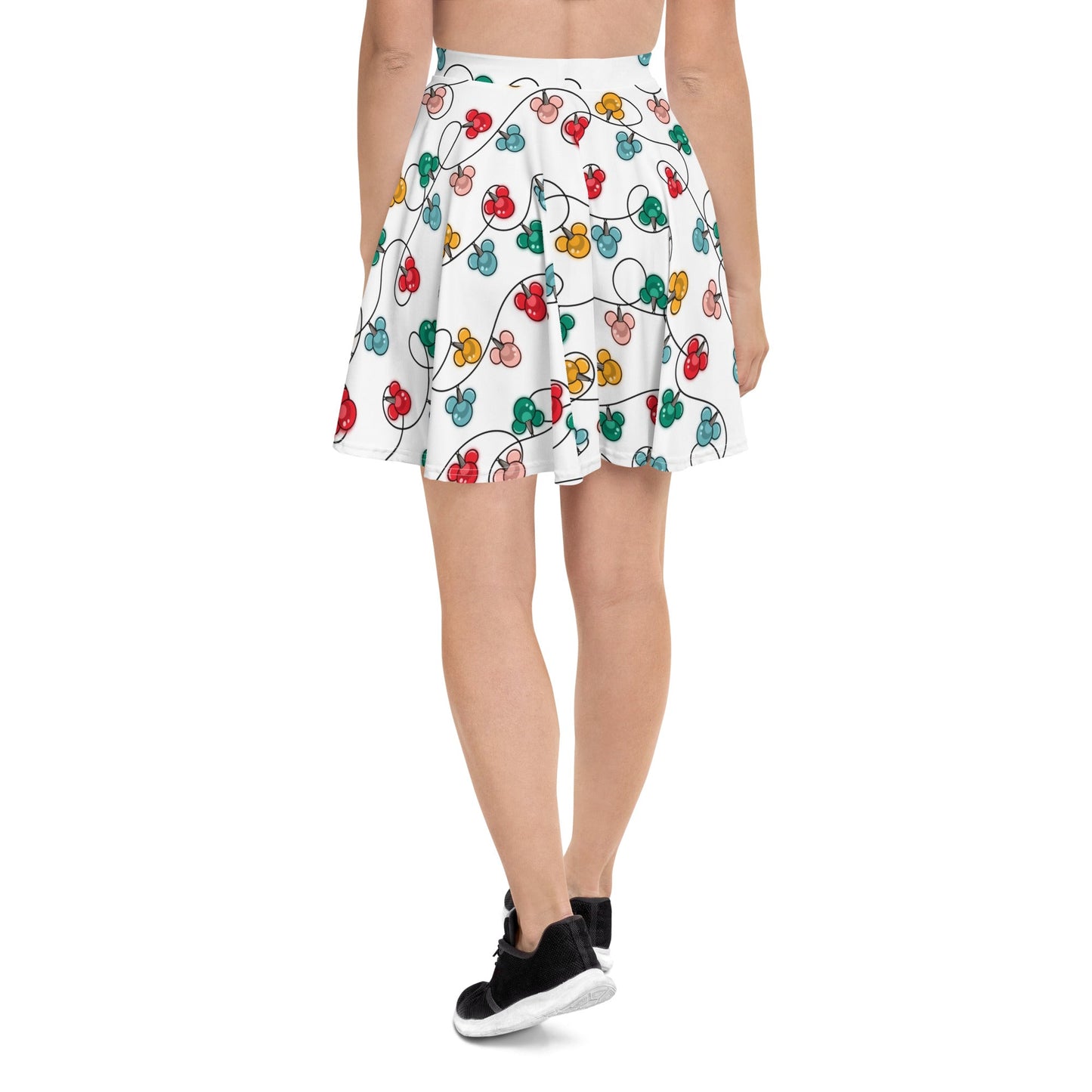 Inspired Christmas Lights Skater Skirt christmas lightsDisney christmasWrong Lever Clothing