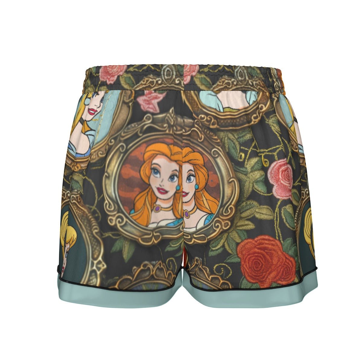 Inspired Portraits Women's Imitation Silk short sleeve Pajama Set Wrong Lever Clothing