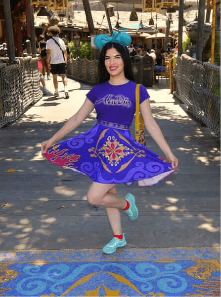 Magic Carpet Skater Skirt aladdincharacter costumeWrong Lever Clothing