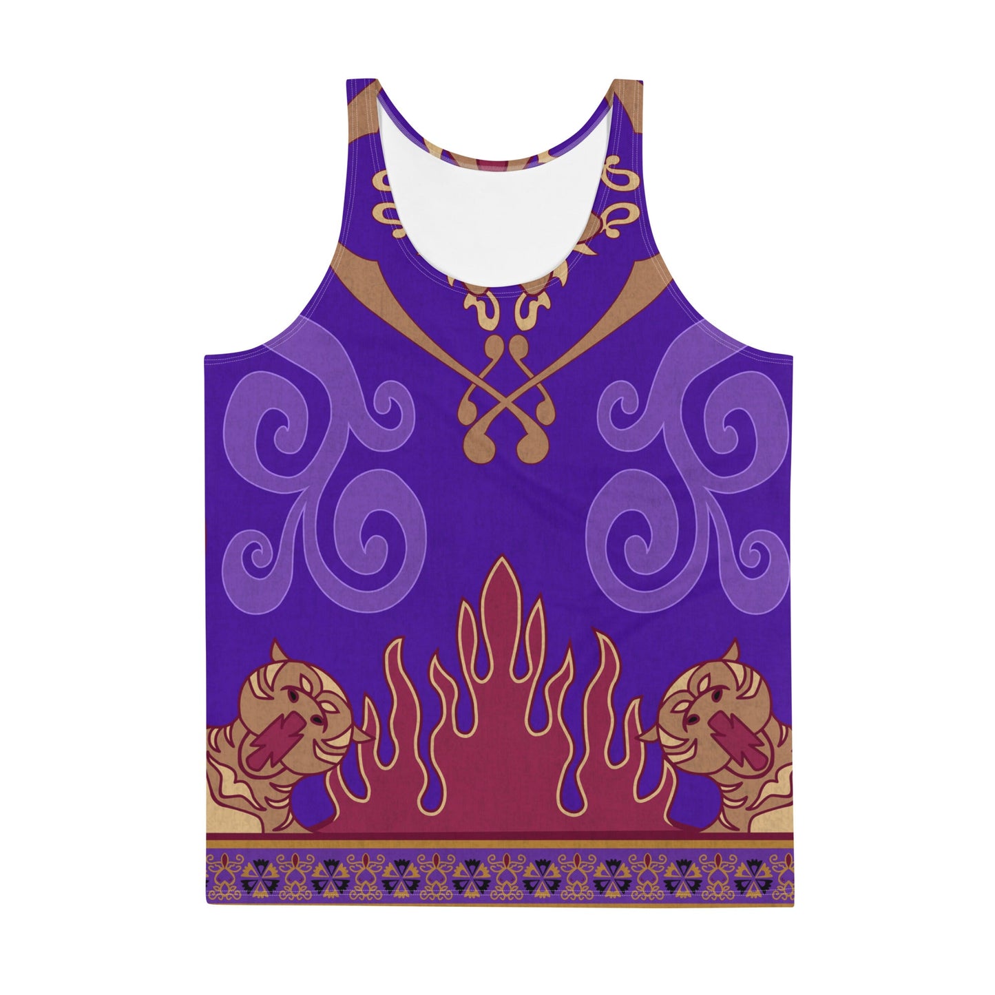 Magic Carpet Unisex Tank Top aladdincharacter costumeWrong Lever Clothing