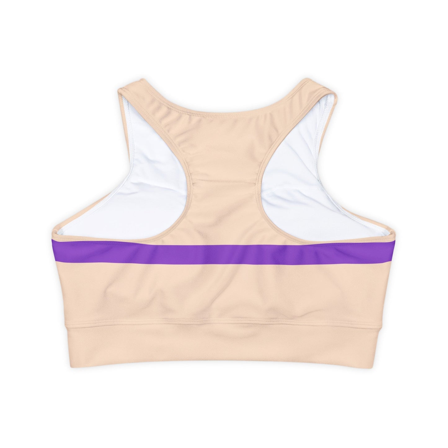Mermaid Shells Fully Lined, Padded Sports Bra All Over PrintAOPAll Over PrintsWrong Lever Clothing