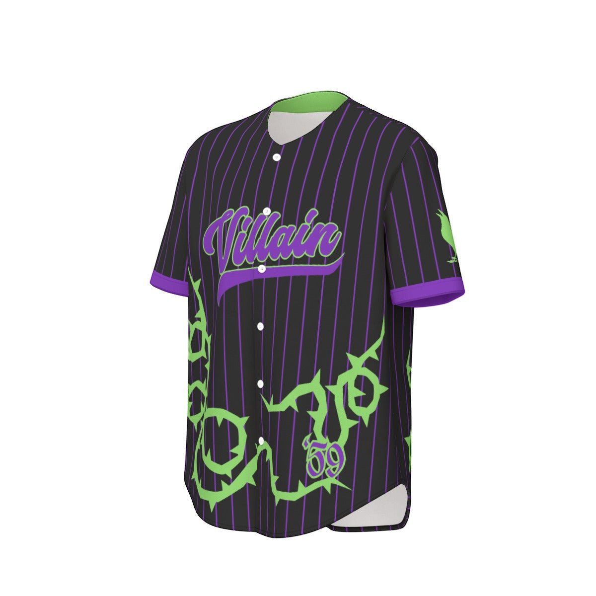 Mistress of Evil Villain Short Sleeve Baseball Jersey adult disney villainadult disney villain topWrong Lever Clothing