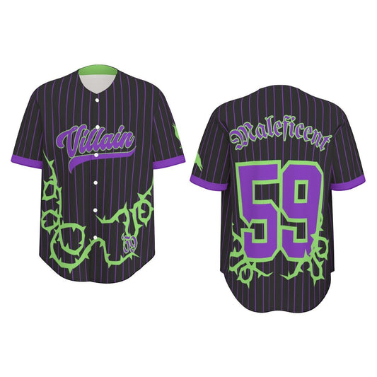 Mistress of Evil Villain Short Sleeve Baseball Jersey adult disney villainadult disney villain topWrong Lever Clothing