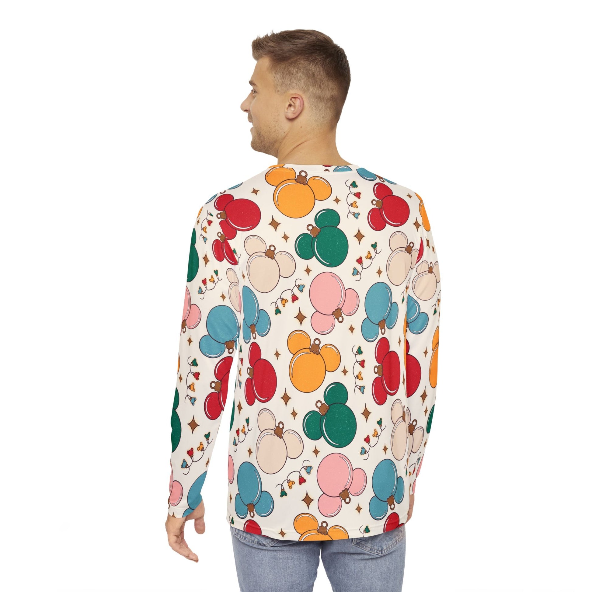 Mouse Ornament Long Sleeve Shirt All Over PrintAOPAll Over PrintsWrong Lever Clothing