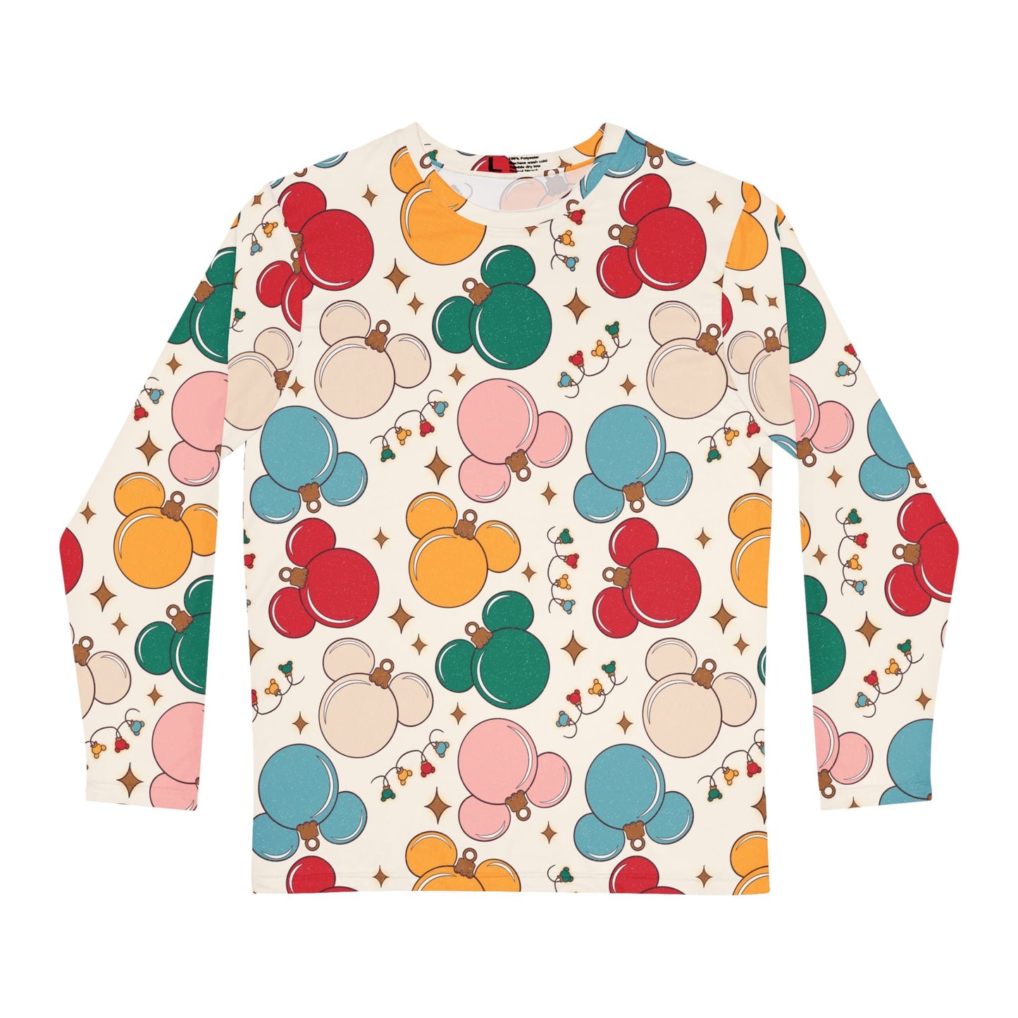 Mouse Ornament Long Sleeve Shirt All Over PrintAOPAll Over PrintsWrong Lever Clothing