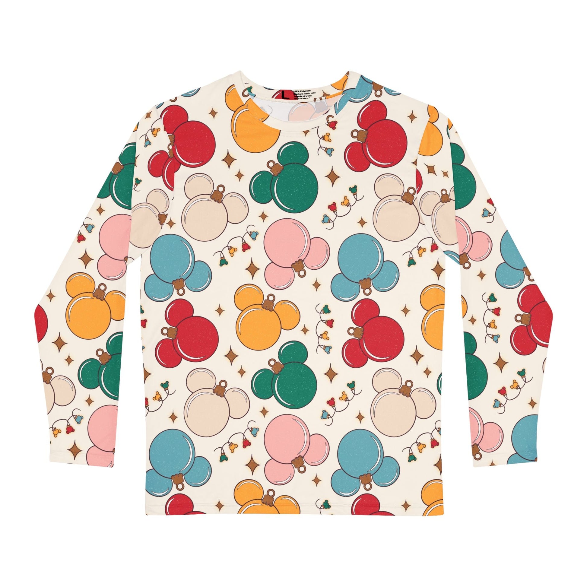 Mouse Ornament Long Sleeve Shirt All Over PrintAOPAll Over PrintsWrong Lever Clothing