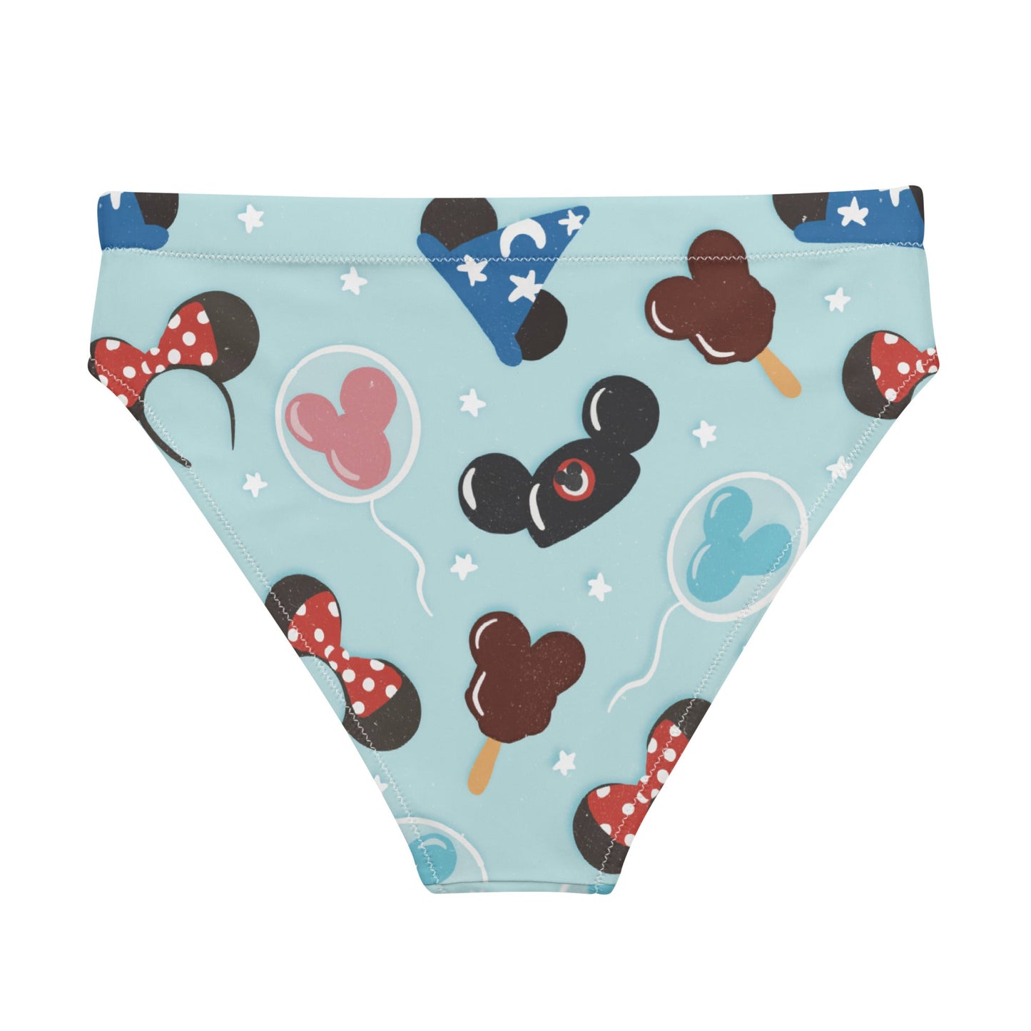 Park Day Recycled high - waisted bikini bottom disney adultdisney birthdayWrong Lever Clothing