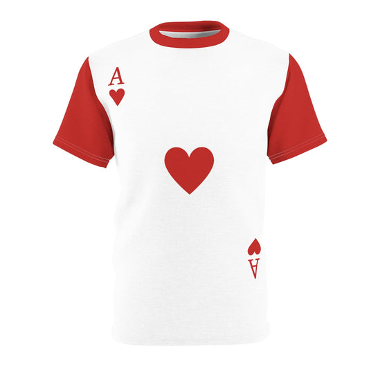 Playing Card Ace Unisex Tee Alice in wonderlandAlice soldiersAll Over PrintsWrong Lever Clothing