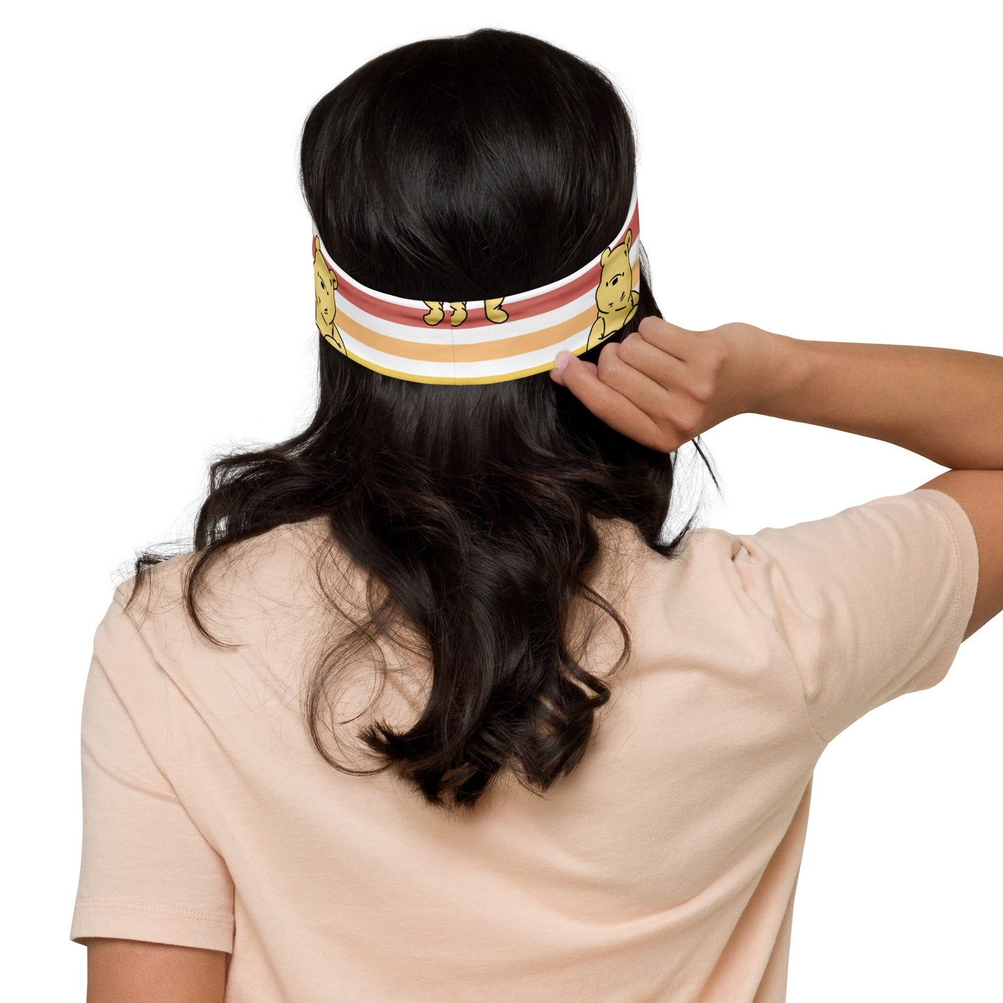 Pooh Stripes Headband adult disneyadult disney clothingWrong Lever Clothing
