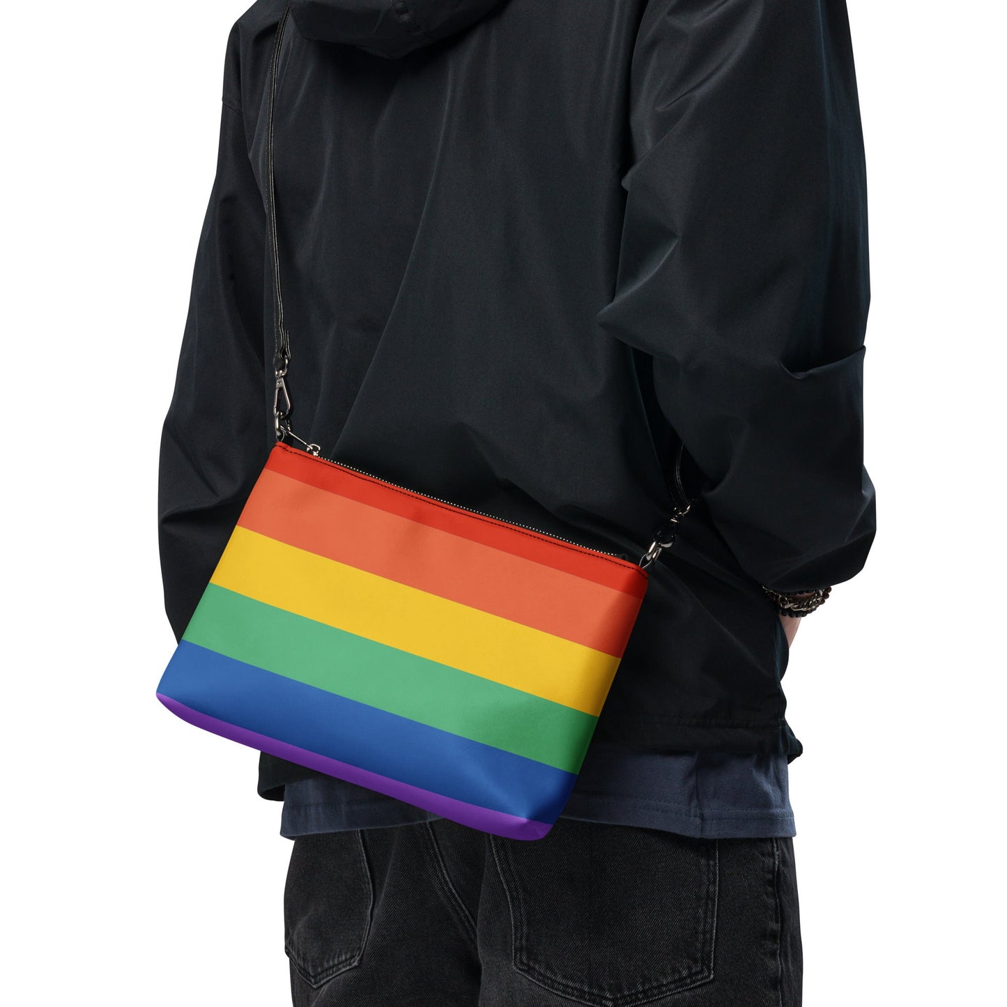 Rainbow Girl Crossbody bag 80s kid costume90s kidWrong Lever Clothing