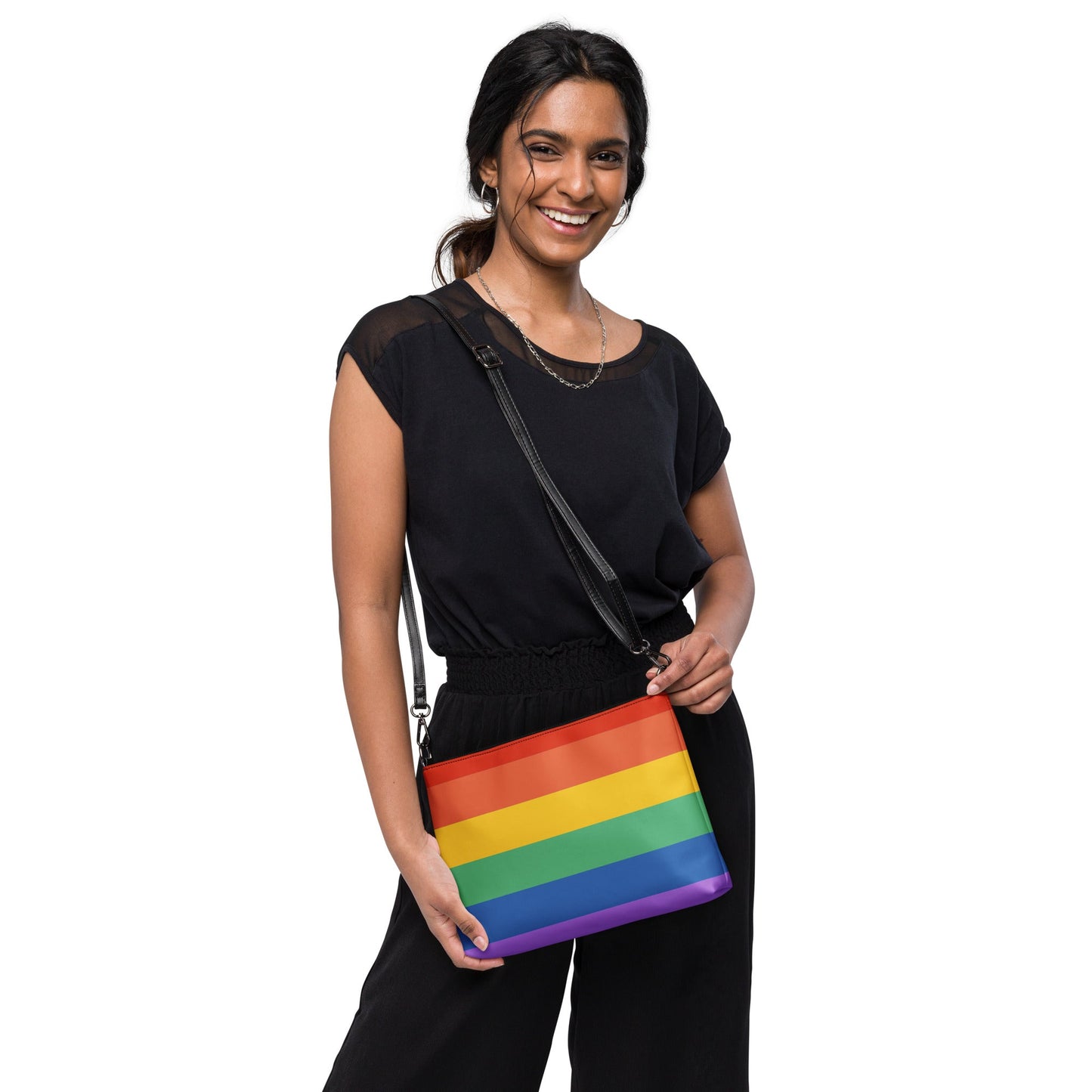 Rainbow Girl Crossbody bag 80s kid costume90s kidWrong Lever Clothing