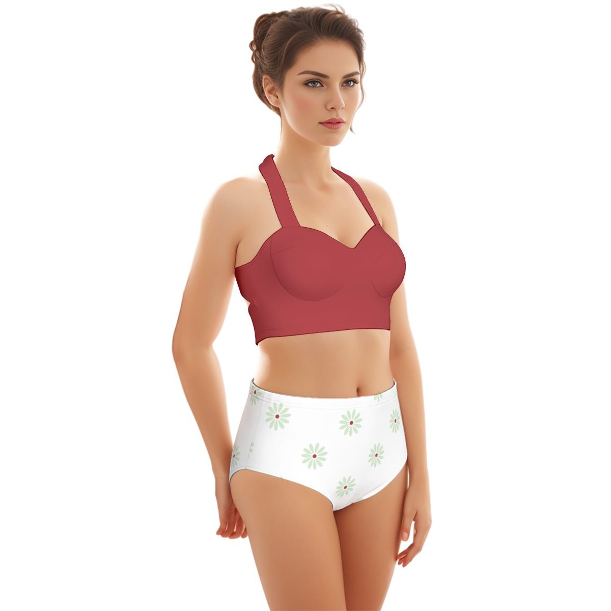 Sally Slater Women's Swimsuit Set With Halter Sally Slater Women's Swimsuit Set With HalterWrong Lever Clothing