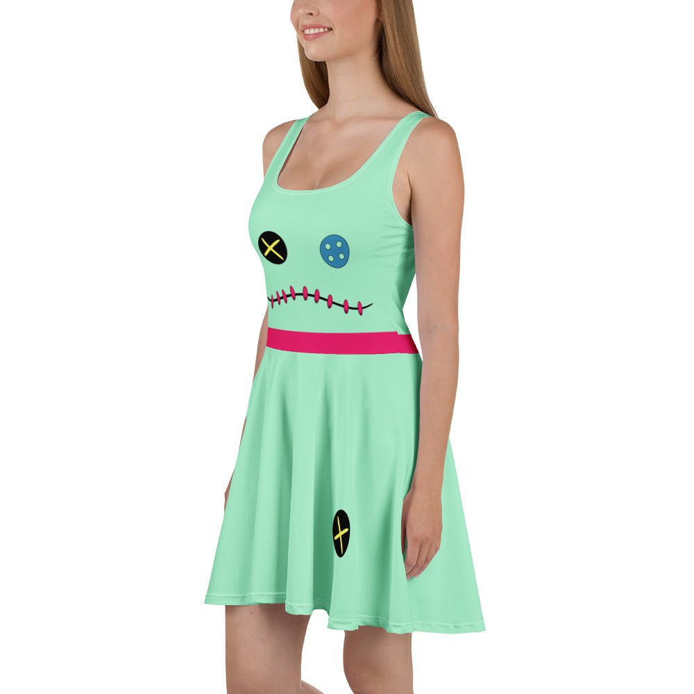 Scrump Inspired skater dress, Lilo's Stuffed Animal dress, Cartoon Character Top, Hawaiian Theme Clothing, Stitch Lover Gift cosplaydisney adultWrong Lever Clothing
